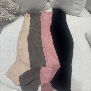 Zara Wide Leg Pants Bundle (4)